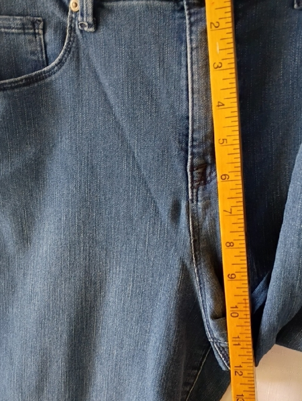 Style & Co. Women's Relaxed Wide Leg Jeans in Blue Size 8 High Rise - Picture 6 of 10